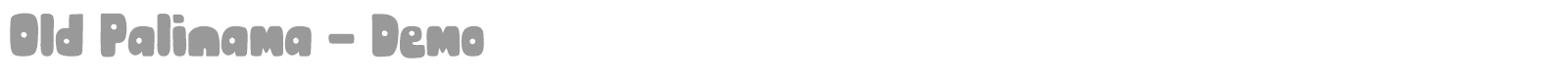 Old Palinama font preview
